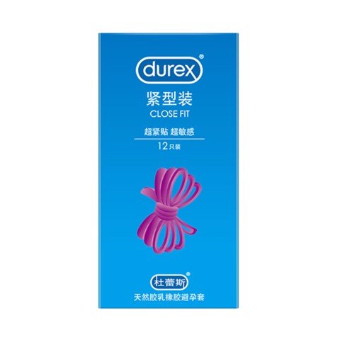 Bao cao su Durex Close Fit - Ôm khít 49mm - Hộp 12 cái