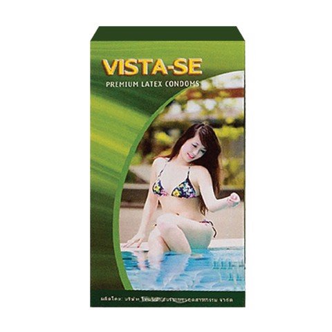 Bao cao su Vista - Mỏng trơn - Hộp 10 cái