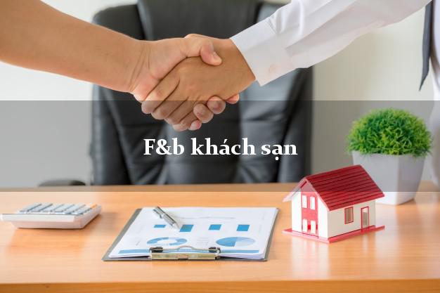 F&b khách sạn