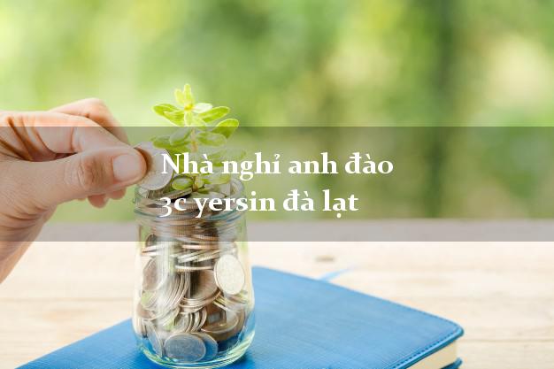 Nhà nghỉ anh đào 3c yersin đà lạt