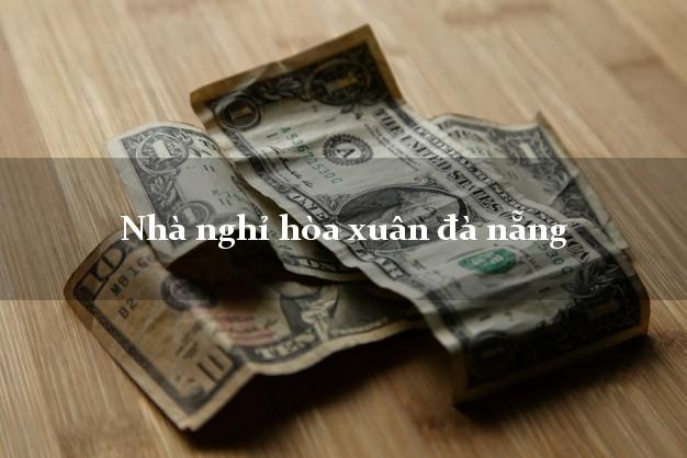 Nhà nghỉ hòa xuân đà nẵng