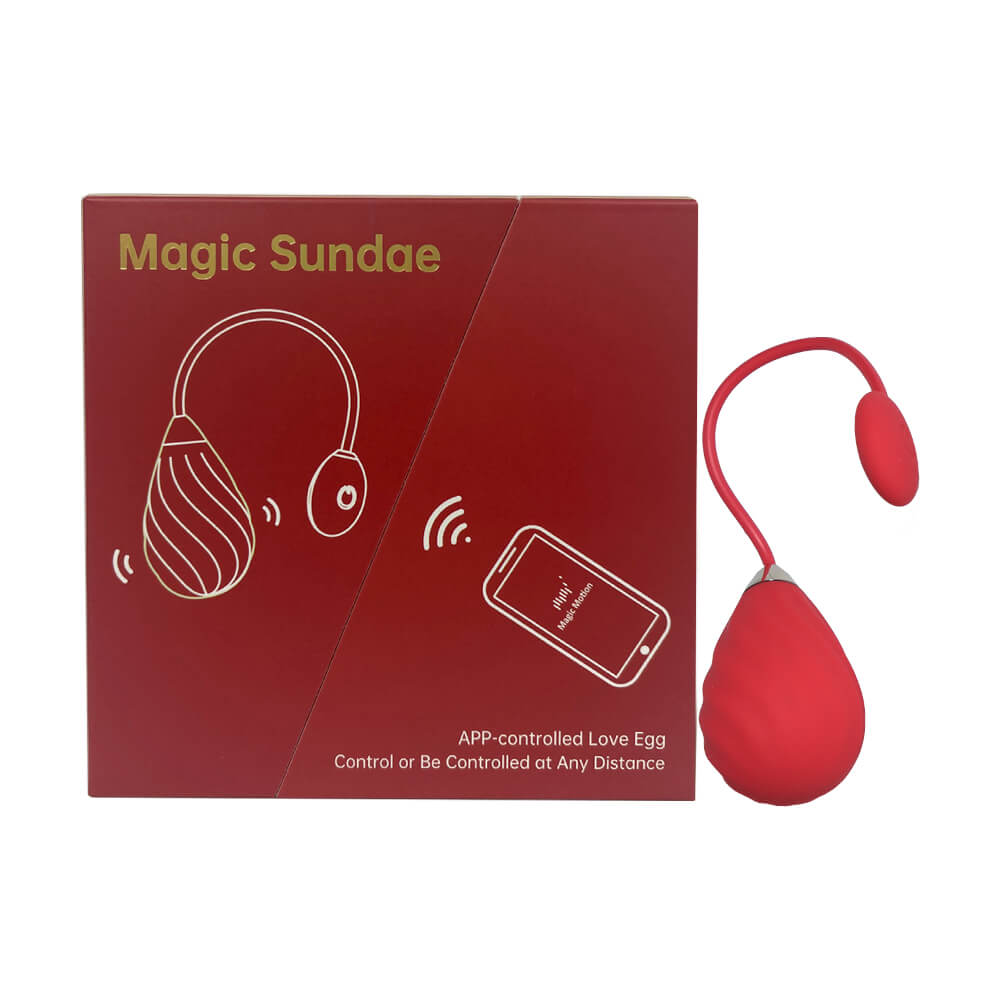 Trứng rung Magic Motion Sundae hình giọt nước điều khiển qua app bluetooth