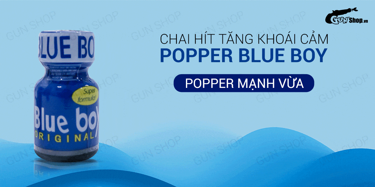 Popper Blue Boy USA 10ml chính hãng kích thích mạnh mẽ