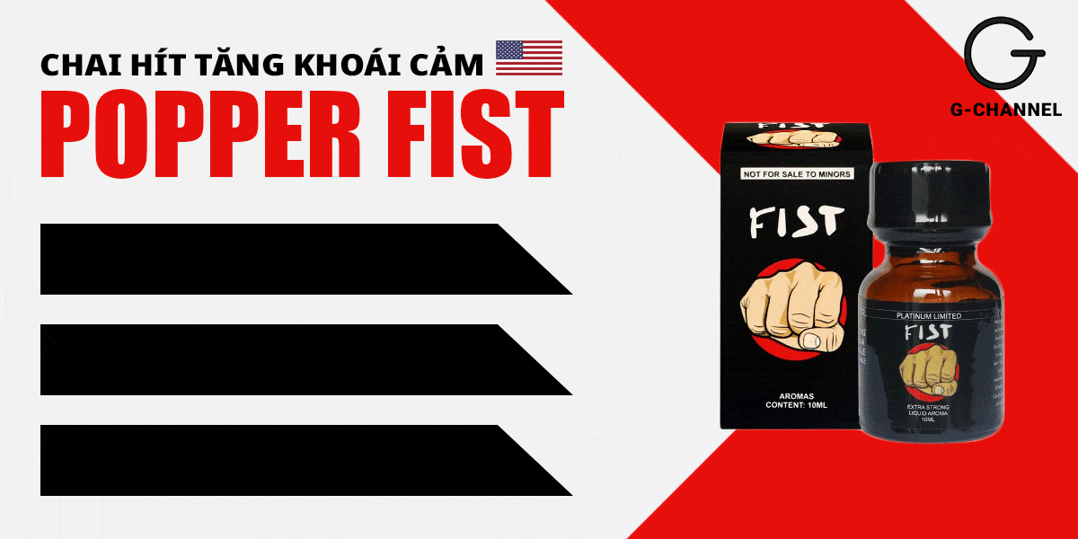 Cửa hàng bán Popper Fist Platinum 10ml chính hãng Mỹ USA PWD hàng mới về