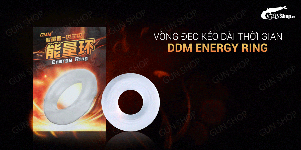 Vòng Đeo Kéo Dài Thời Gian DDM Energy Ring Tăng Cường Sinh Lực Mạnh Mẽ