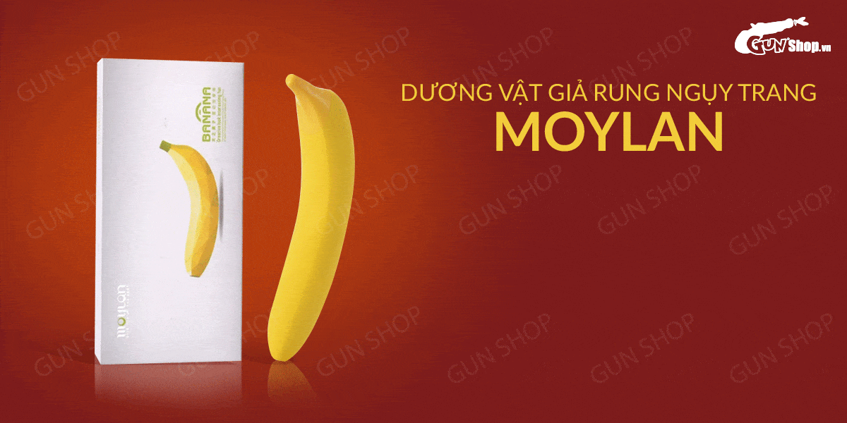 Dương vật giả rung trái chuối Moylan siêu kích thích đỉnh cao