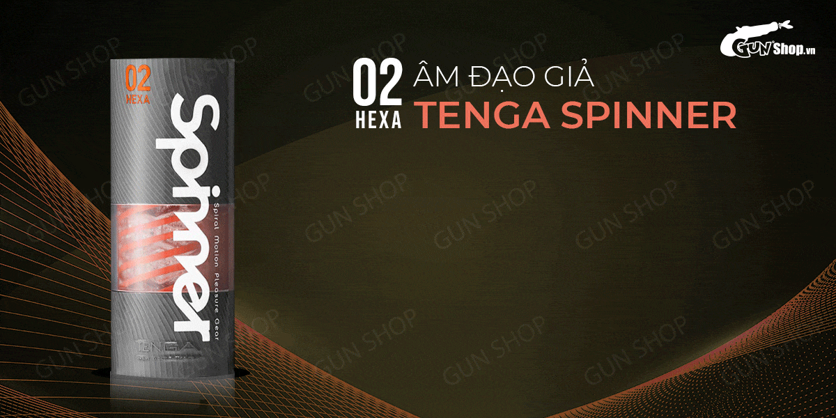 Âm đạo giả xoắn ốc ôm khít Tenga Spinner 02 Hexa siêu phê
