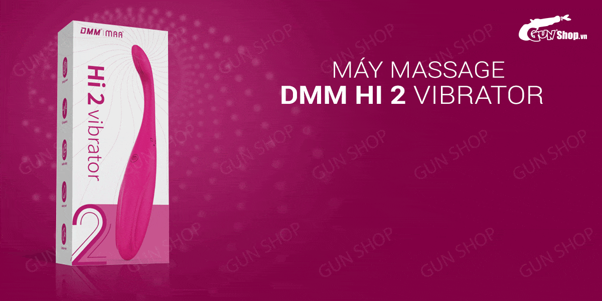 Máy kích thích điểm G 10 chế độ rung mạnh mẽ - DMM Hi 2 Vibrator