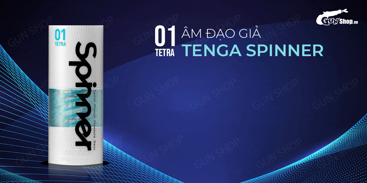 Âm đạo giả Tenga Spinner 01 Tetra xoắn ốc siêu mềm mại ôm khít