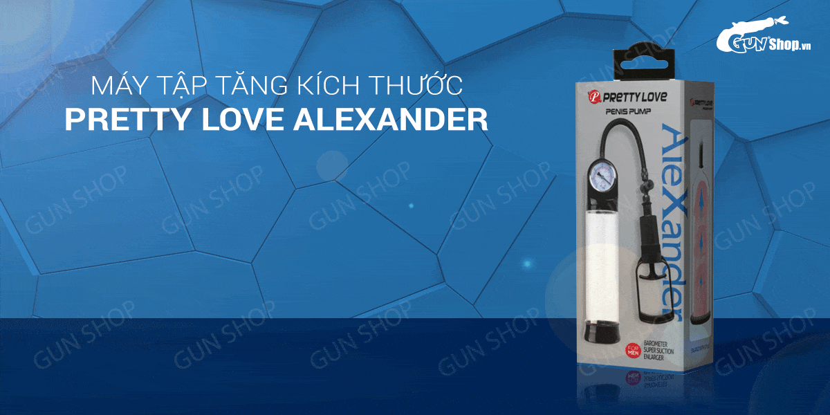  Bỏ sỉ Máy tập tăng kích thước dương vật kéo tay - Pretty Love Alexander hàng xách tay