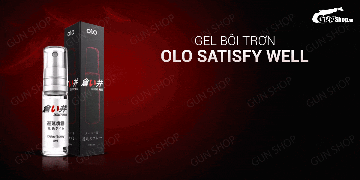 Gel bôi trơn kéo dài quan hệ OLO Satisfy Well 5ml chính hãng