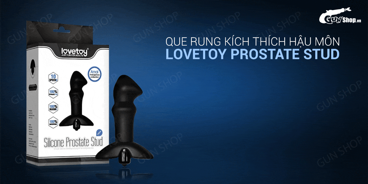 Que rung silicon Lovetoy 10 chế độ pin kích thích hậu môn mạnh mẽ