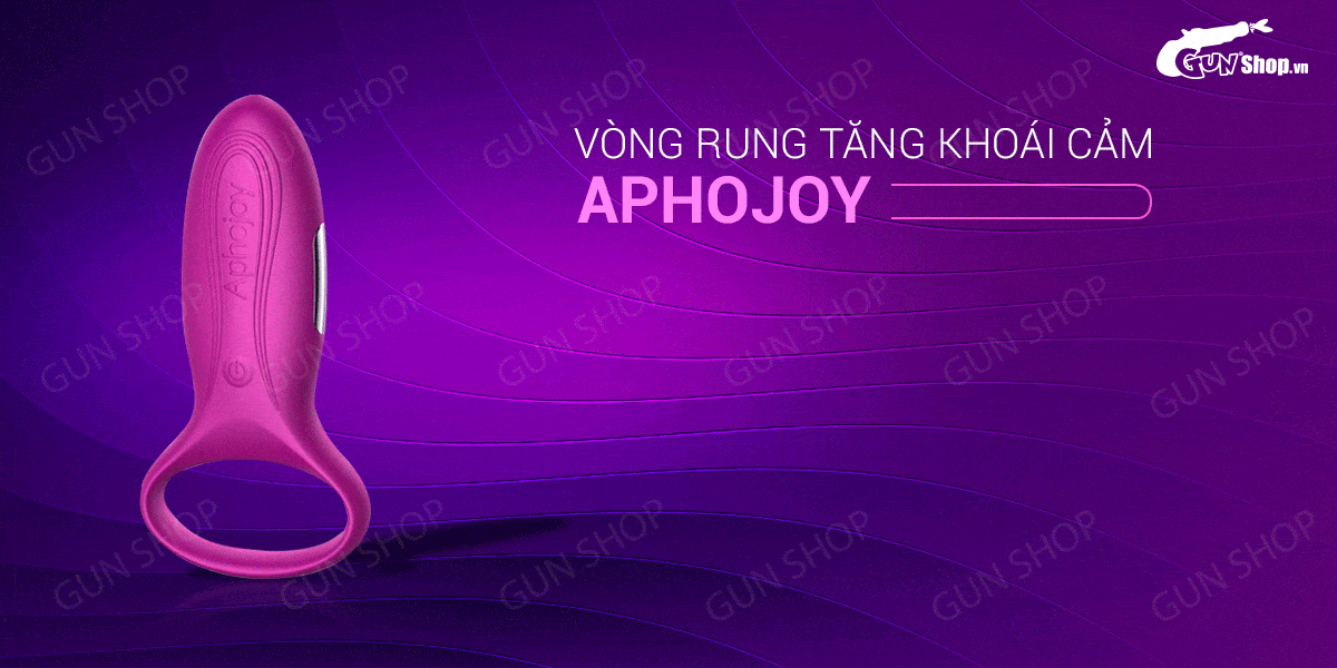 Vòng rung 7 chế độ sạc silicon cao cấp kích thích cực phê Aphojoy