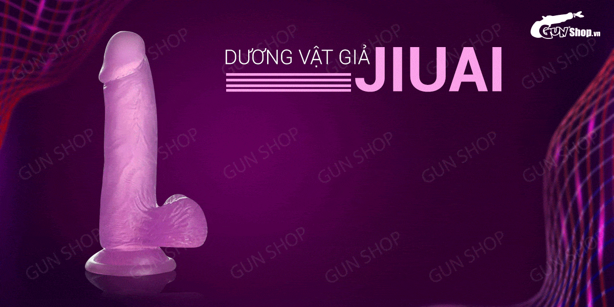 Dương vật giả siêu mềm dẻo Jiuai dính tường chơi cực đã