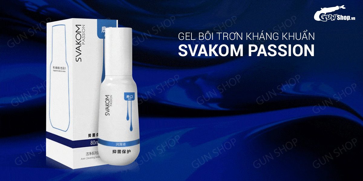 Gel bôi trơn vùng kín Svakom 80ml ẩm mượt kháng khuẩn an toàn