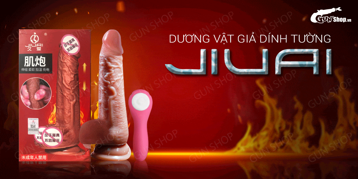 Dương vật giả dính tường siêu mềm rung sạc silicon cao cấp