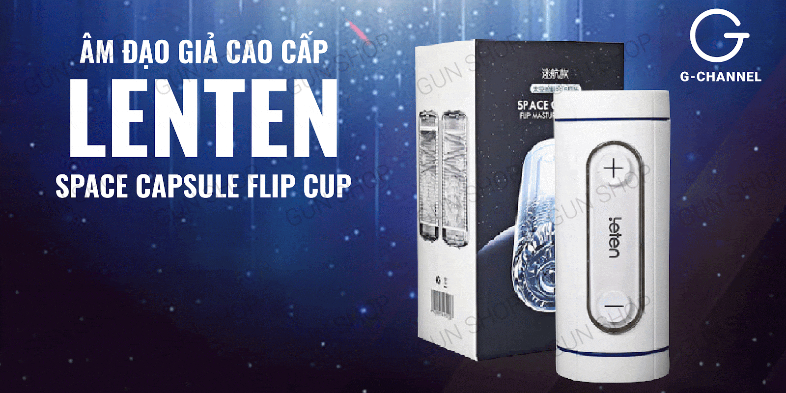Leten Space Capsule Flip Cup âm đạo giả cao cấp siêu thực