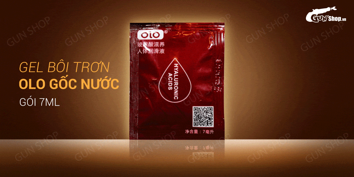 Gel bôi trơn gốc nước OLO không mùi 7ml an toàn dễ dùng