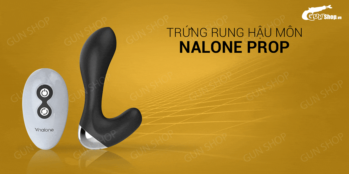 Trứng rung hậu môn điều khiển từ xa 7 chế độ cao cấp Nalone