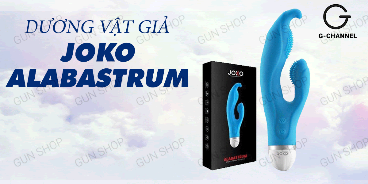 Joko Alabastrum dương vật giả đa chế độ rung xoay uốn cong pin tiện lợi