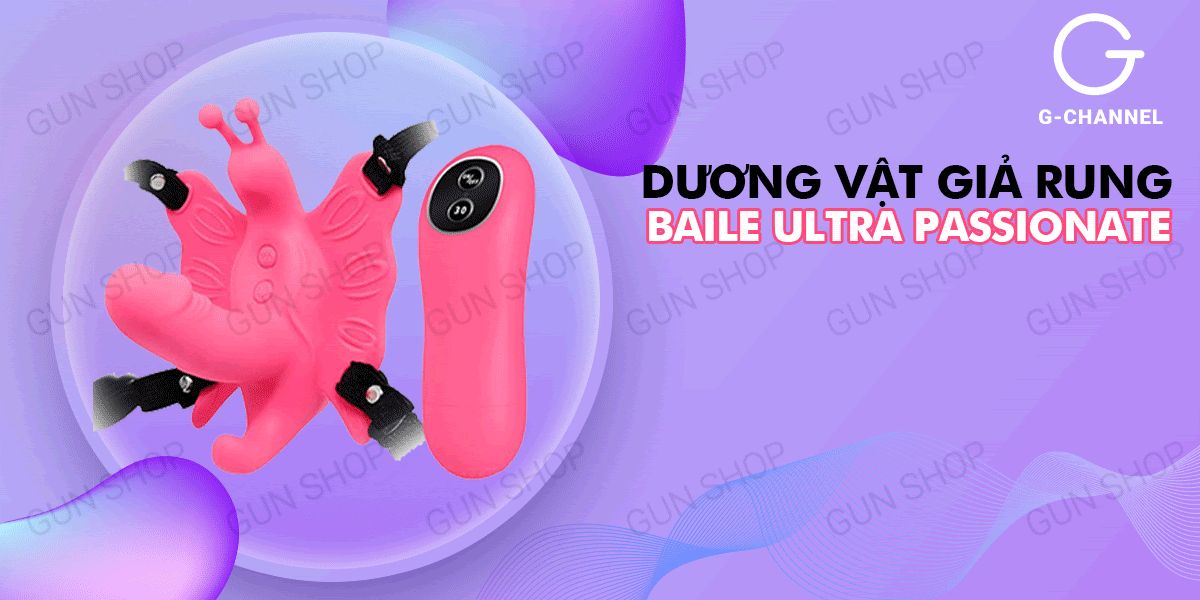 Dương vật giả rung điều khiển từ xa Baile siêu kích thích an toàn