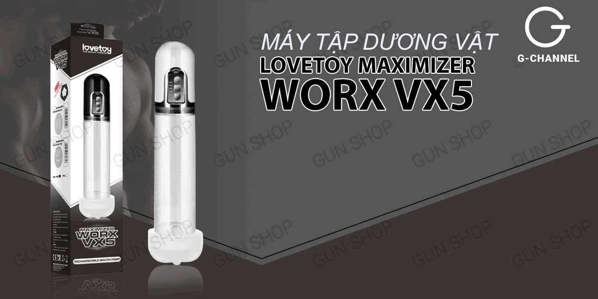 Lovetoy Maximizer Worx VX5 máy tập dương vật tự động hàng đầu