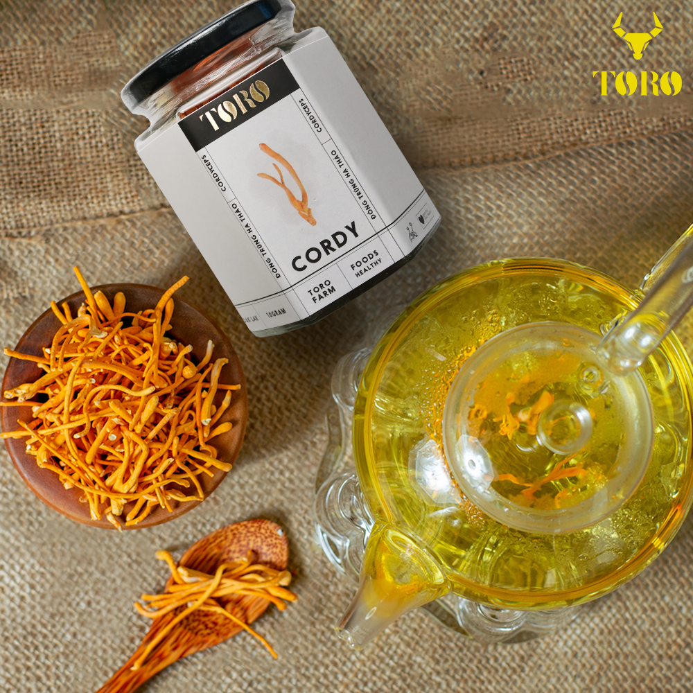 Đông trùng hạ thảo Toro 10g - tăng cường sinh lý, bồi bổ cơ thể, miễn dịch