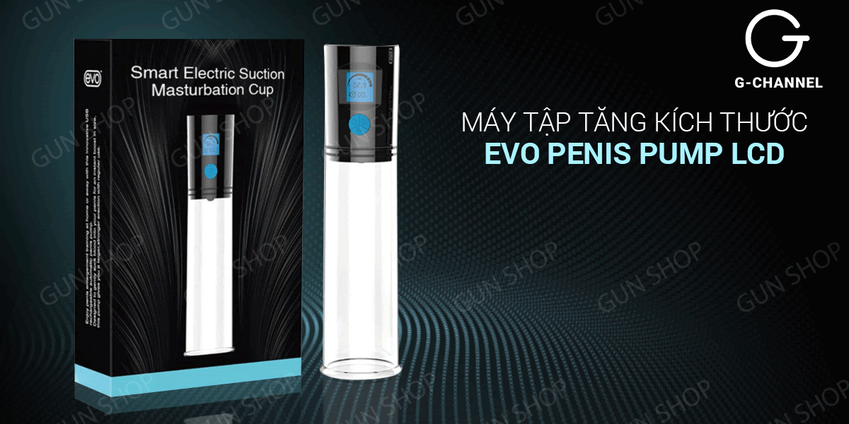 Máy tập dương vật tự động LCD Evo tăng kích thước hiệu quả tiện lợi