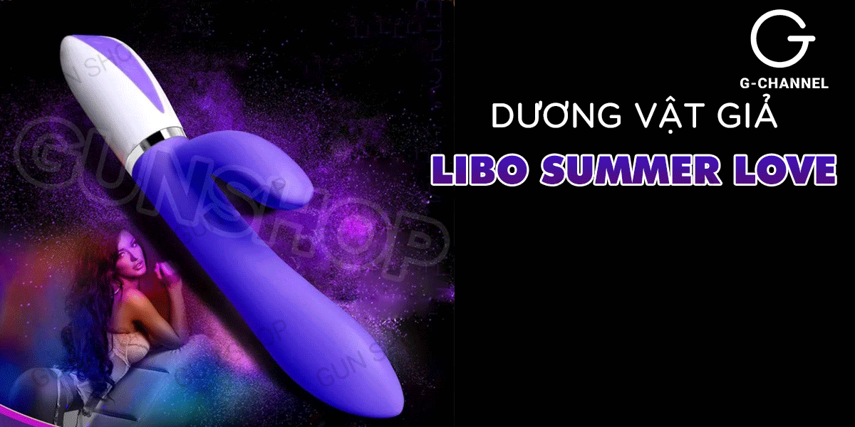 Dương vật giả 2 đầu rung 68 chế độ sạc nhanh - Libo Summer Love