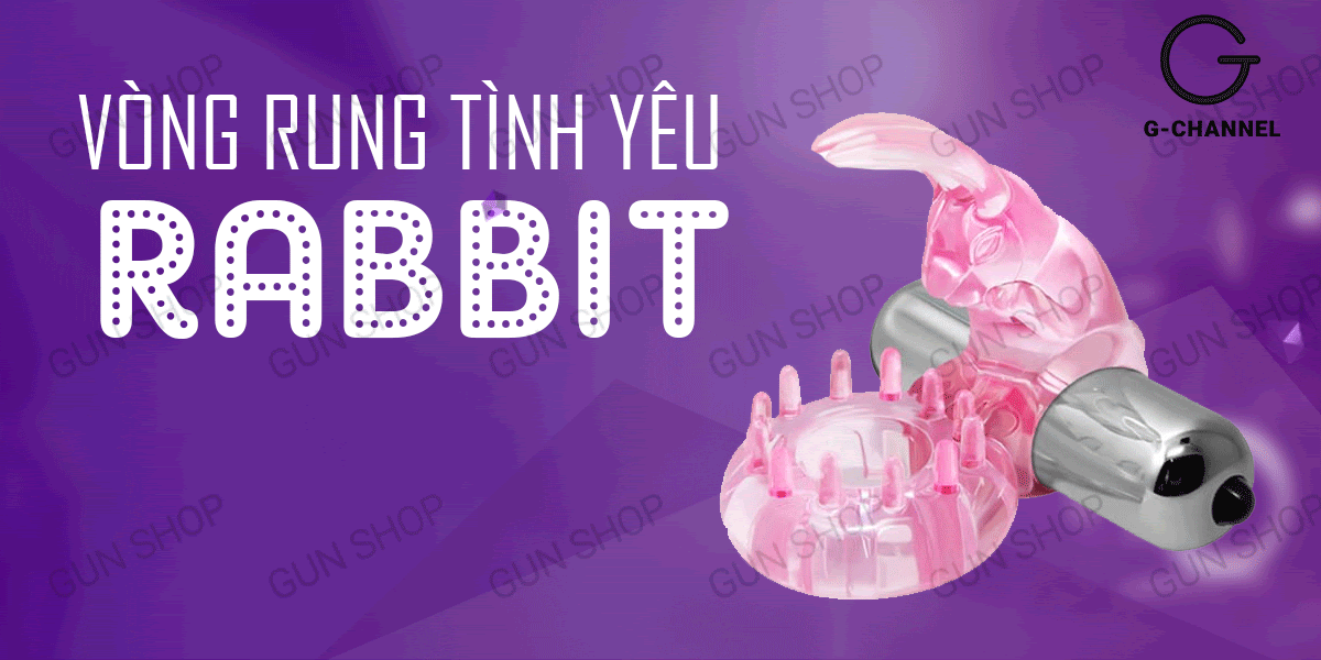 Vòng rung Baile Love Rabbit pin mạnh 7 chế độ kích thích cực phê