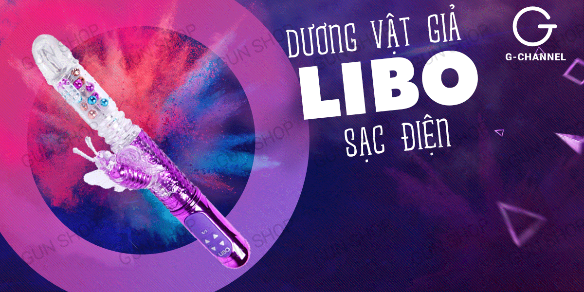 Dương vật giả Libo cánh bướm 8 chế độ rung sạc siêu mạnh