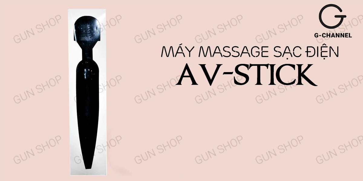 Máy massage AV Stick sạc điện rung đa tần số chày tình yêu