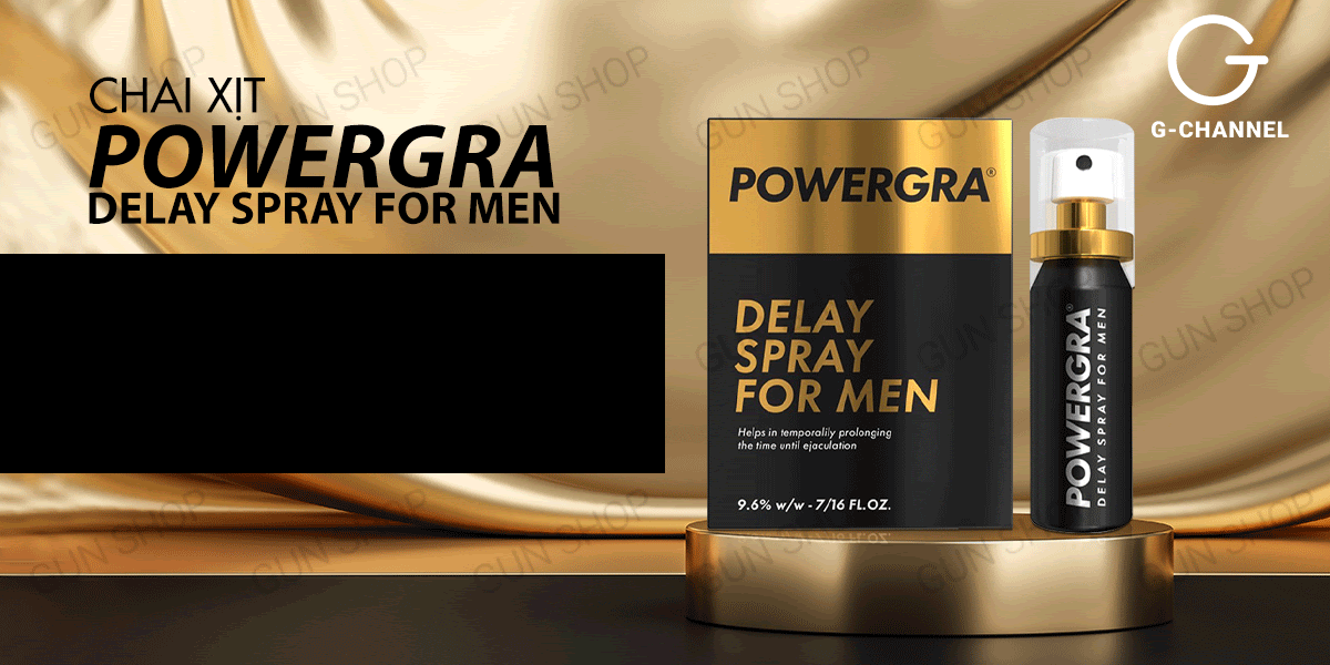 Cung cấp Chai xịt Mỹ Powergra Delay Spray For Men - Kéo dài thời gian - Chai 13ml tốt nhất
