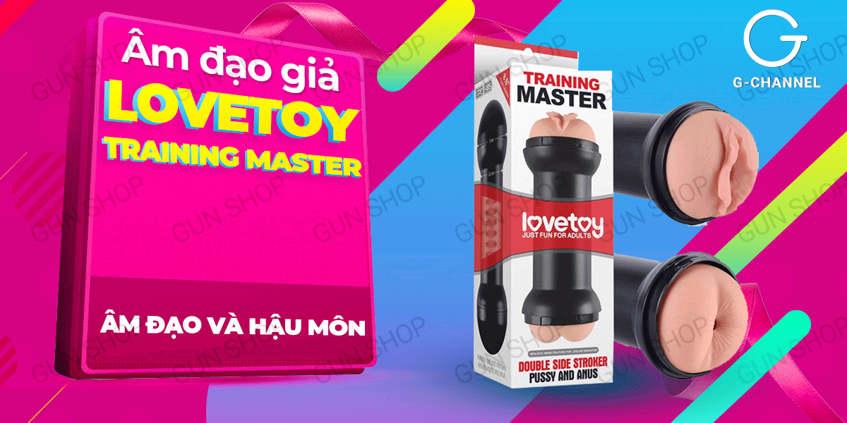 Âm đạo giả hậu môn Lovetoy Training Master chất lượng hàng đầu