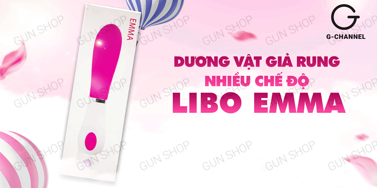 Máy rung dương vật Libo Emma đa chế độ pin cực phê