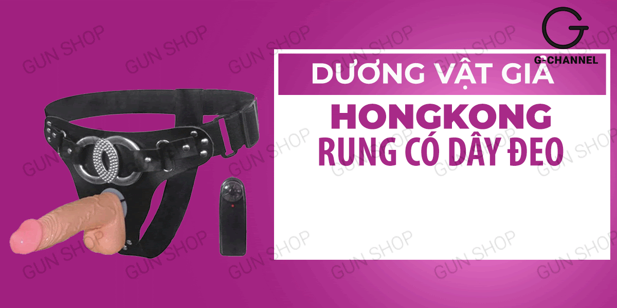 Dương vật giả rung dây đeo Baile Vibra silicon mềm kích thích mạnh