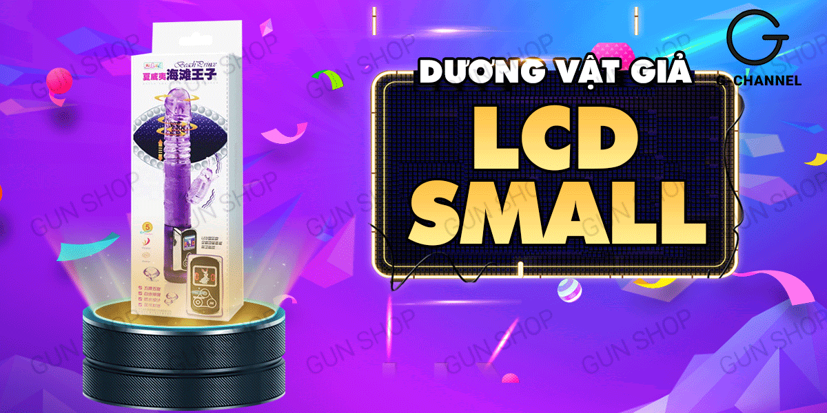 Dương vật giả Baile LCD Small 5 chế độ rung kích thích mạnh
