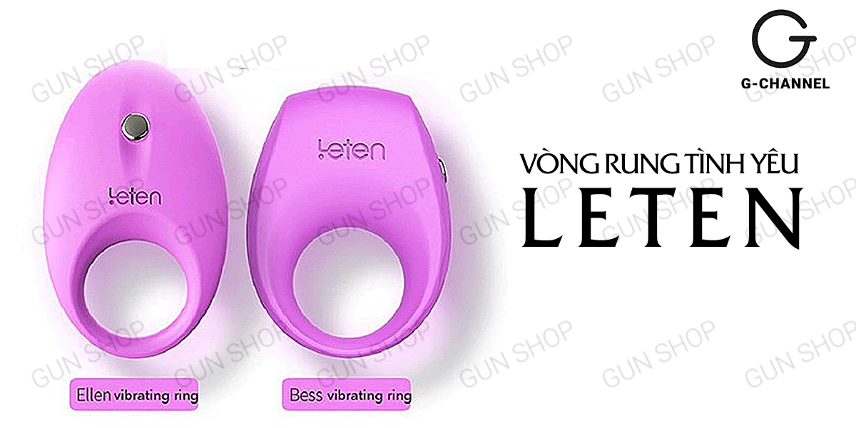 Vòng rung Leten Elle cao cấp pin sạc - Kích thích cực mạnh