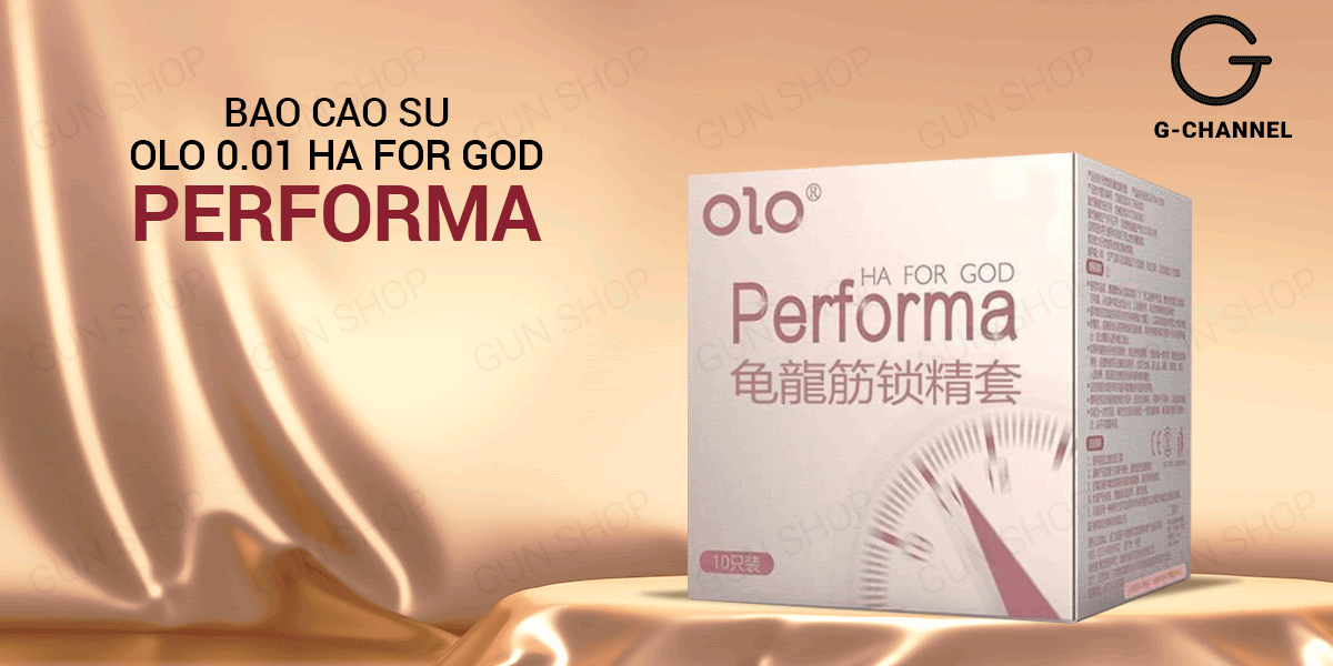 Bao cao su OLO 0.01 siêu mỏng kéo dài thời gian hút khách hộp 10