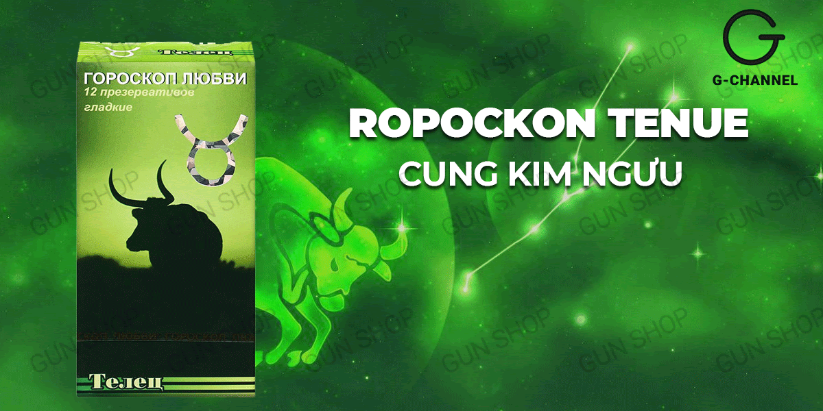 Ropockon Kim Ngưu siêu mỏng 0.03mm hương dâu hộp 12 loại tốt