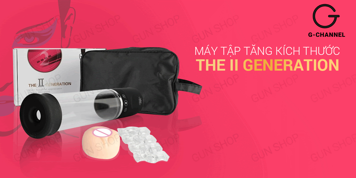Máy tập dương vật tự động The II Generation kích thước tăng nhanh tiện lợi