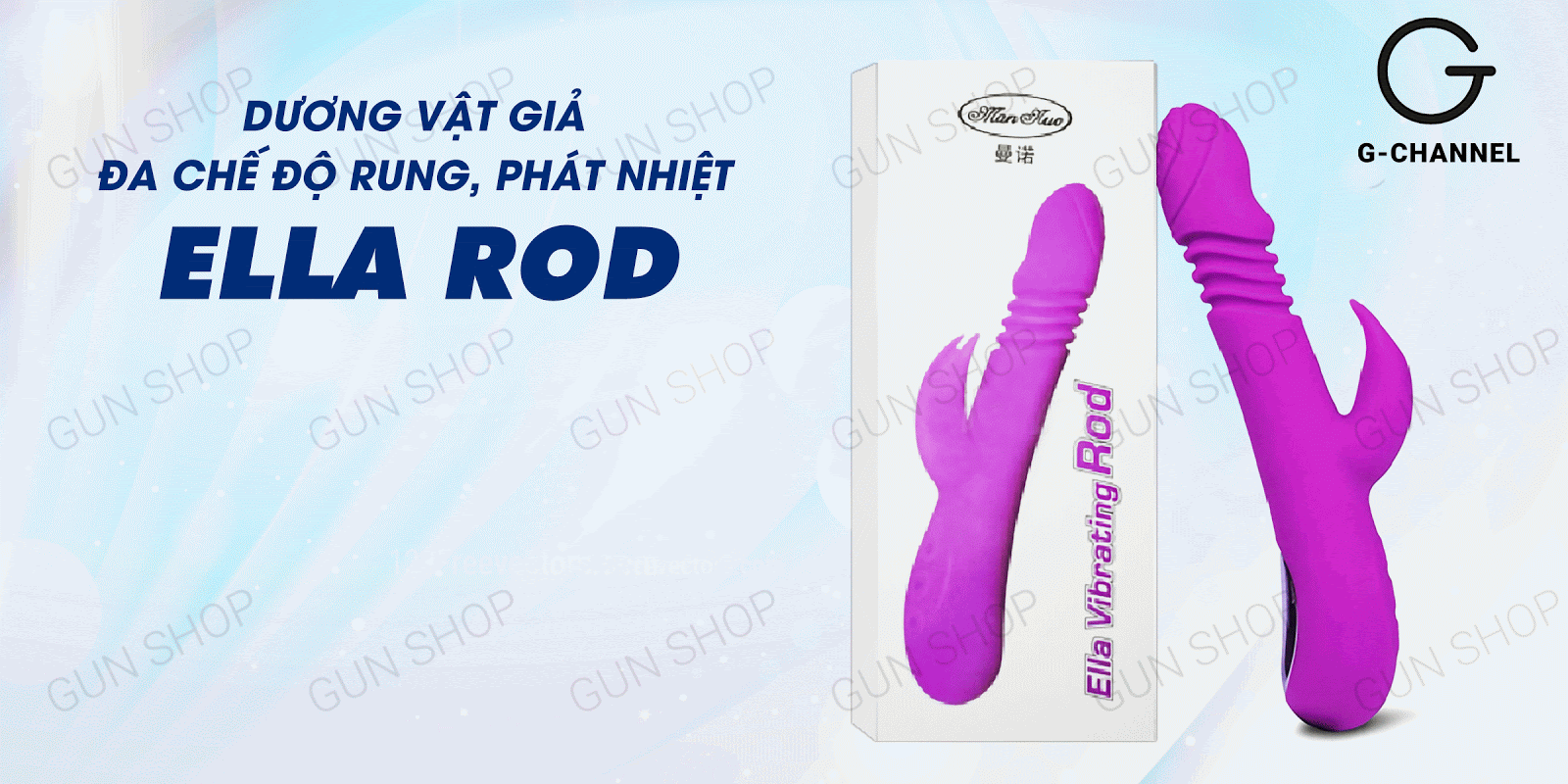 Dương vật giả Baile Ella Rod rung phát nhiệt cao cấp kích thích