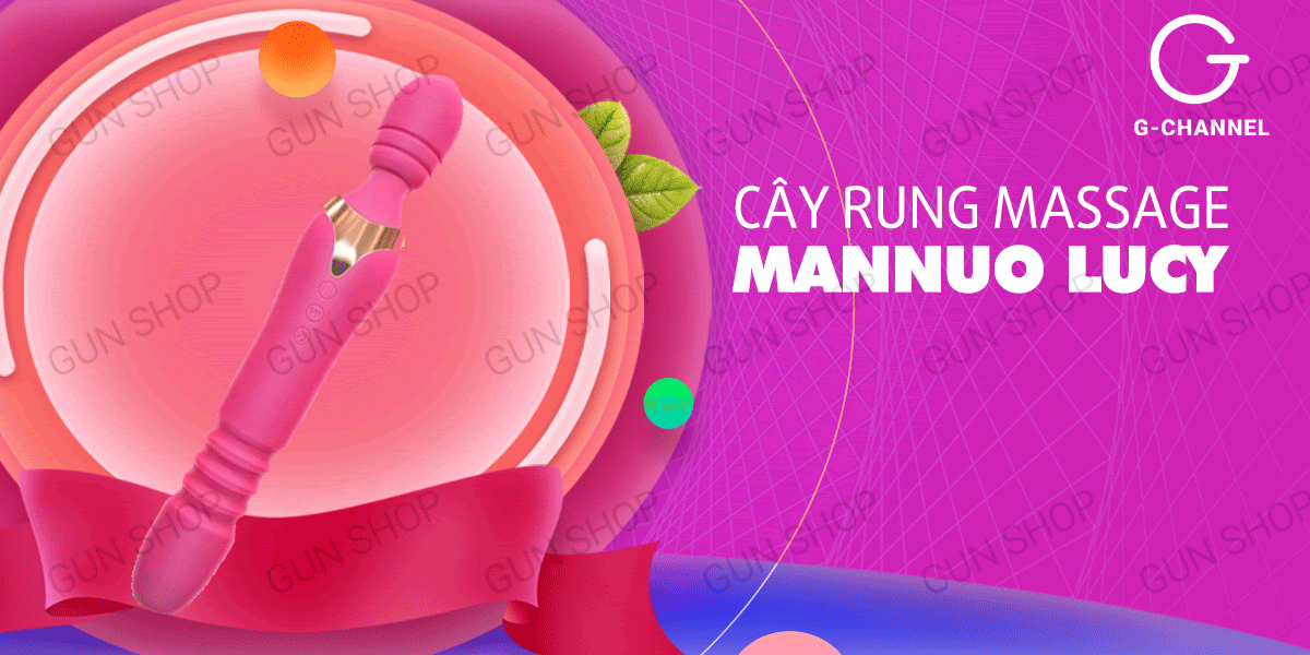 Máy massage đa năng Mannuo Lucy rung tỏa nhiệt sạc tiện lợi