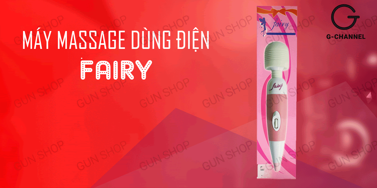 Máy massage Fairy chày rung nhiều tần số rung mạnh mẽ kích thích