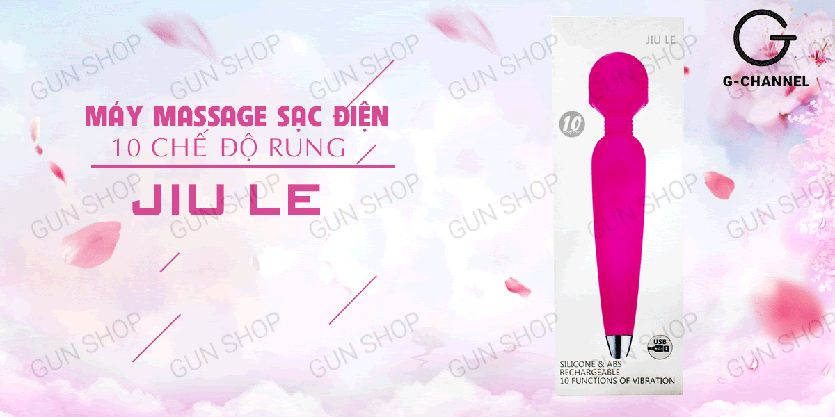 Máy massage tình yêu 10 chế độ rung sạc điện nhỏ gọn giá tốt
