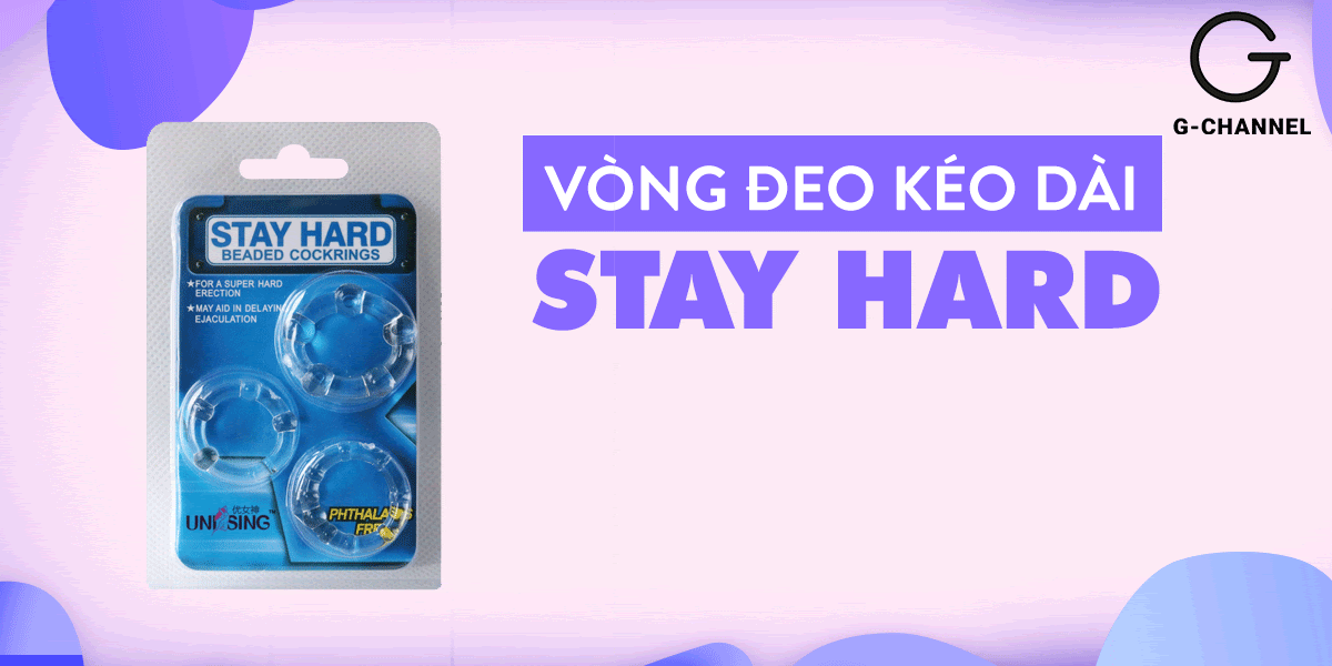 Vòng đeo kéo dài thời gian Stayhard tăng khoái cảm nam giới