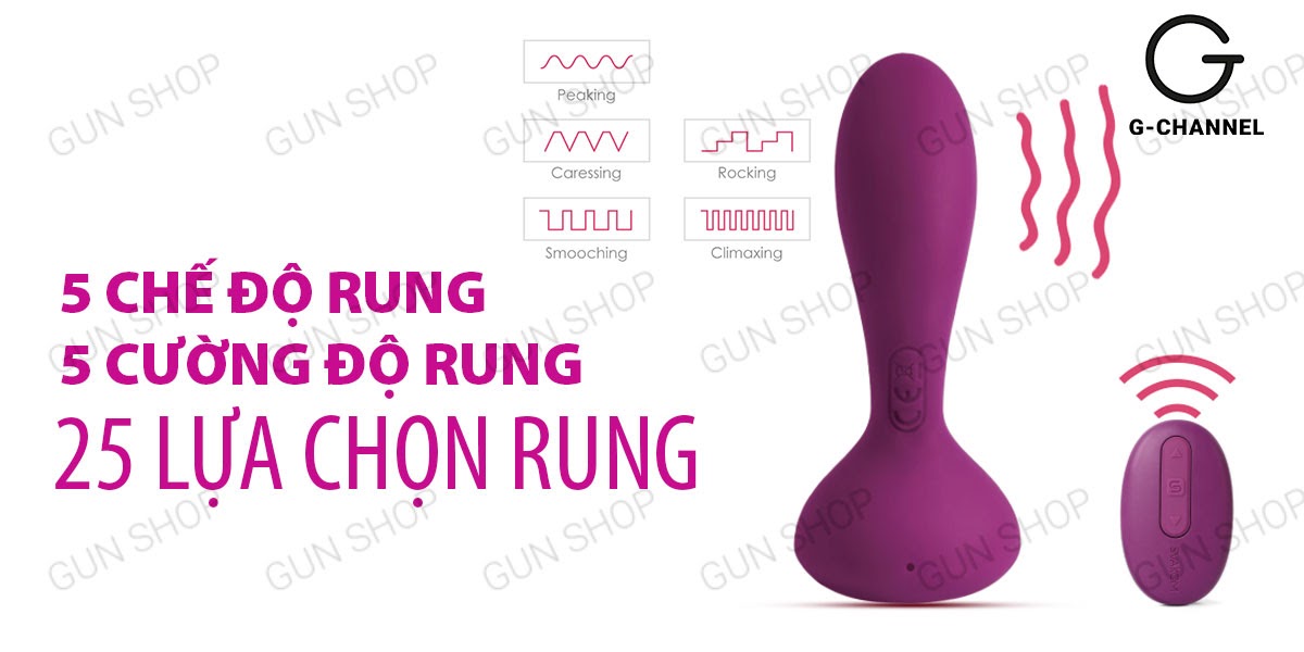 Svacom Julie Trứng Rung Điểm G Hậu Môn Điều Khiển Từ Xa Sạc Điện