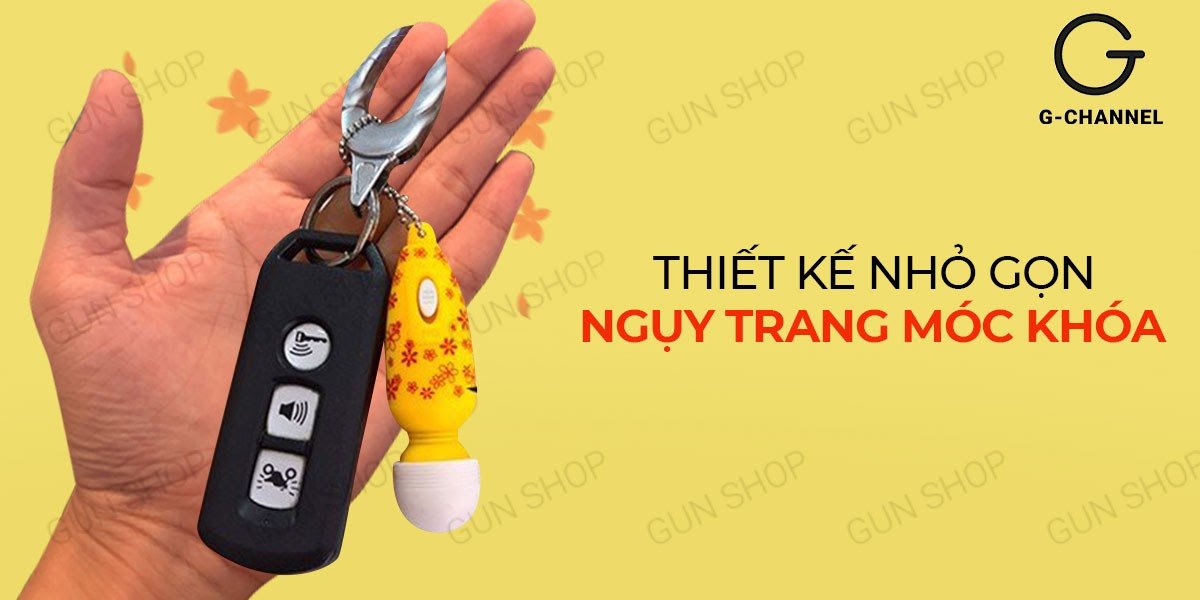 Móc khóa rung massage Mini Av Bar thư giãn tiện lợi quà tặng hot