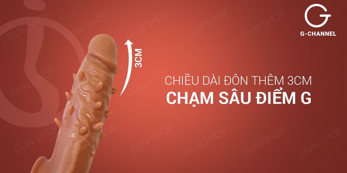 Bao Cao Su Đôn Dên Gai Nổi Jiuai Tăng Kích Thước & Khoái Cảm