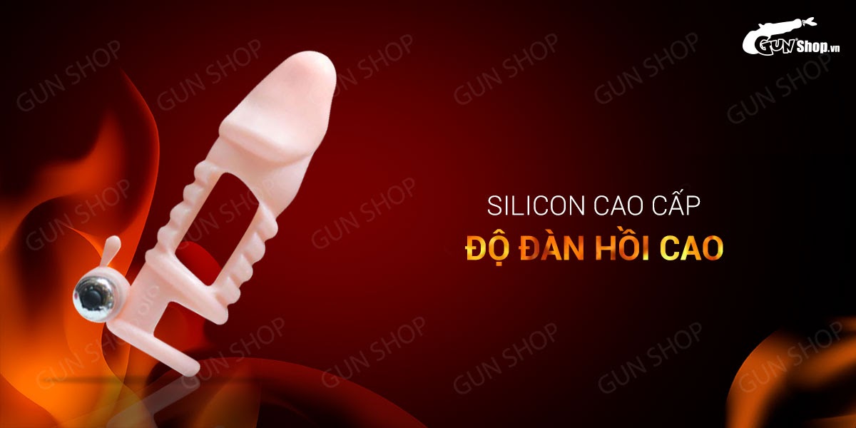 Bao cao su đôn dên rung OLO Black Gold Saints chống tuột